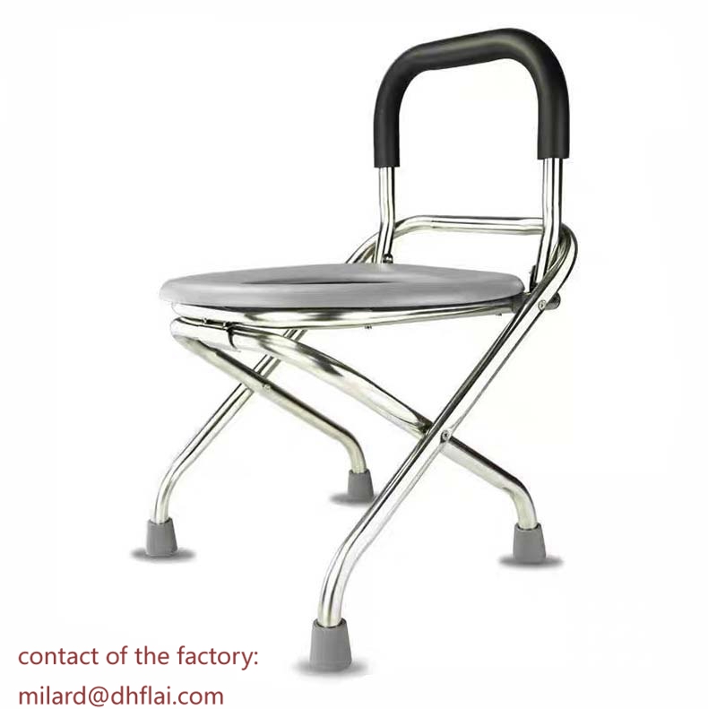 20101  Folding Toilet Seat Chair, Heavy Duty Adult Bathroom Commodes