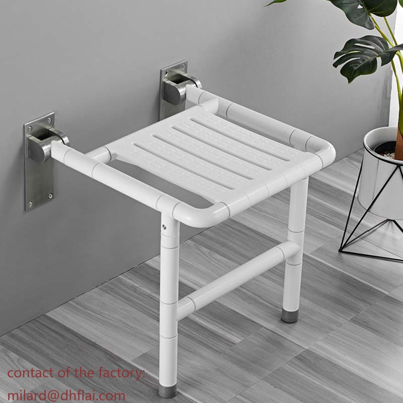 30109 Folding Shower Seat,Wall Mounted Solid Fold Down Spa Bench Shower Chair