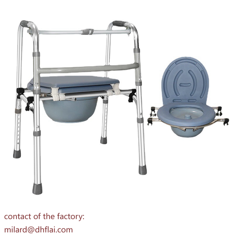 50101 Folding Walker for Adults with Height Adjustable Legs