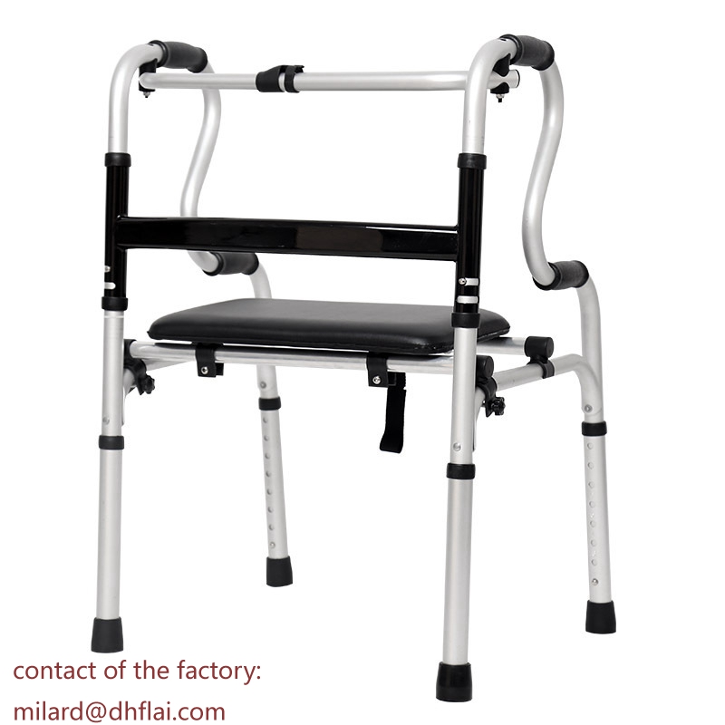 50102 Uplift Folding Walker with Adjustable Height